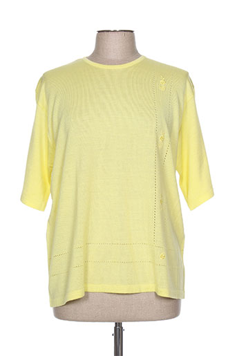 griffon pulls femme de couleur jaune