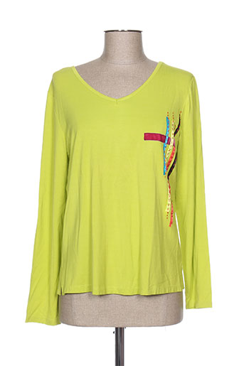 jean gabriel t-shirts femme de couleur vert