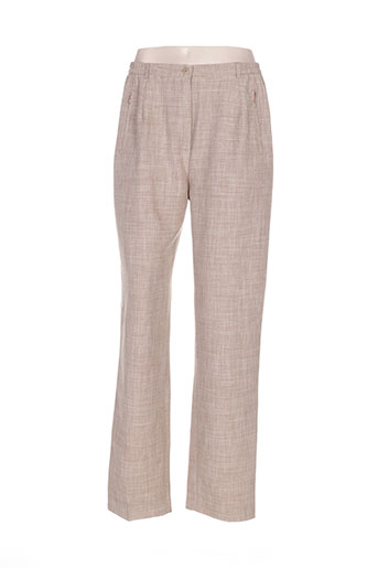 griffon pantalons femme de couleur beige
