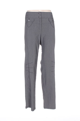 pause cafe pantalons femme de couleur gris
