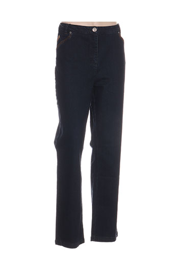thalassa jeans femme de couleur bleu