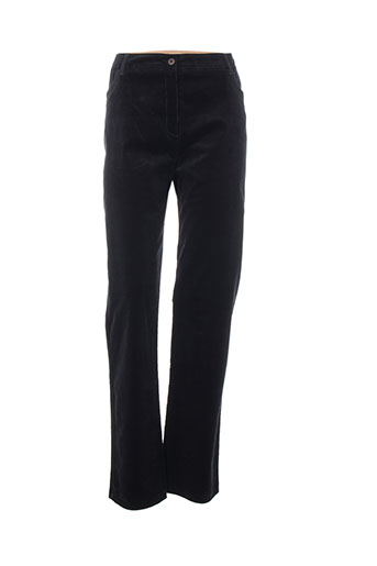 pause cafe pantalons femme de couleur noir
