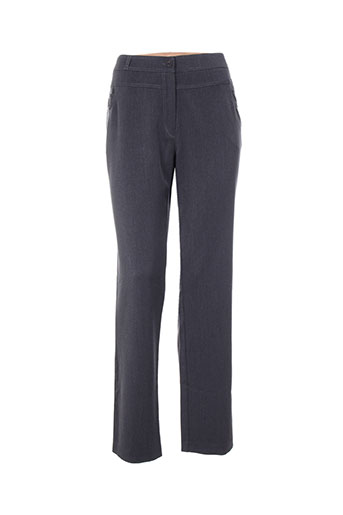 jean gabriel pantalons femme de couleur gris