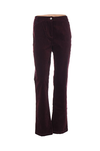 thalassa pantalons femme de couleur violet