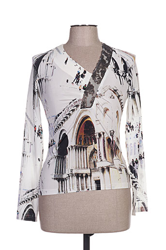 quattro chemises femme de couleur blanc