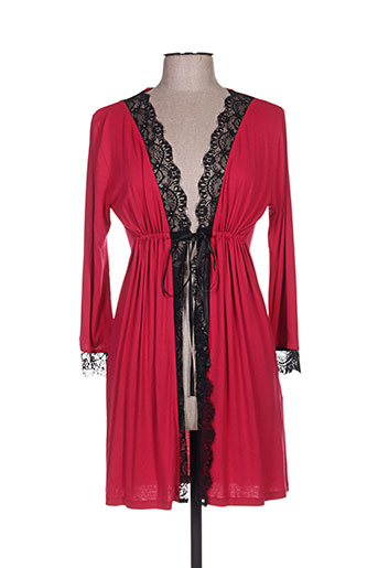 christian cane nuit femme de couleur rouge