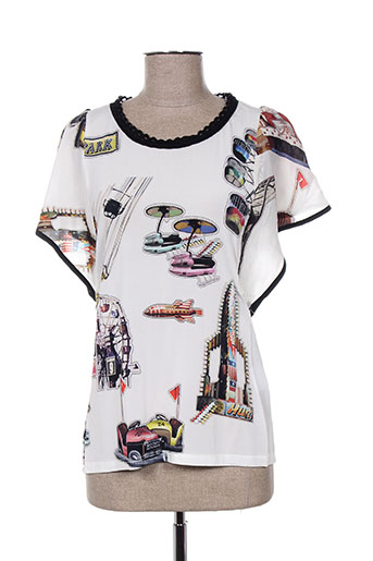 tricot chic chemises femme de couleur blanc