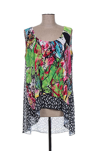 eroke chemises femme de couleur noir