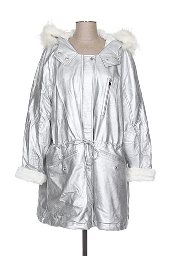 mat. manteaux femme de couleur gris
