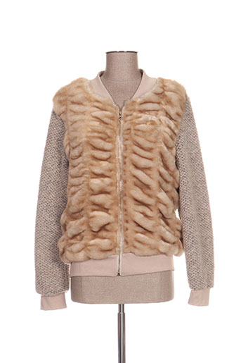 kimika vestes femme de couleur beige
