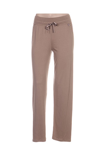le chat pantalons femme de couleur marron