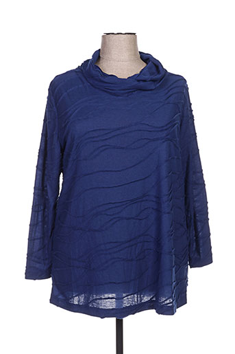 kjbrand tuniques femme de couleur bleu