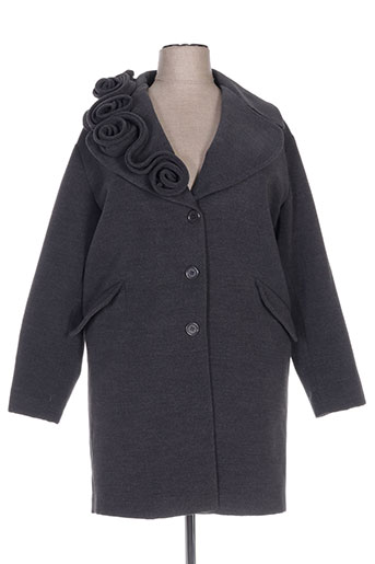 rinascimento manteaux femme de couleur gris