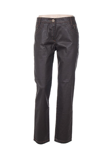 divas pantalons femme de couleur marron