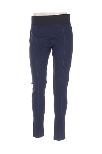 enjoy pantalons femme de couleur bleu