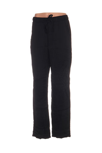 deha pantalons femme de couleur noir