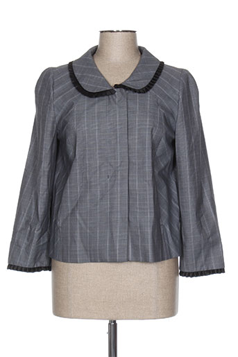 sportmax vestes femme de couleur gris