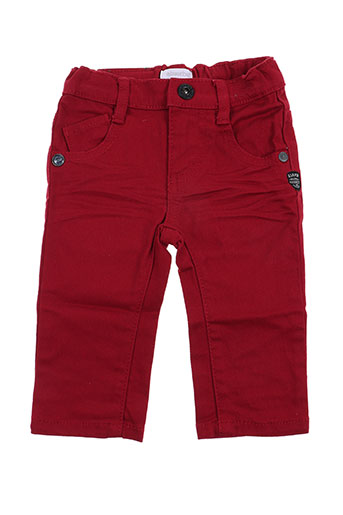 absorba pantalons garçon de couleur rouge