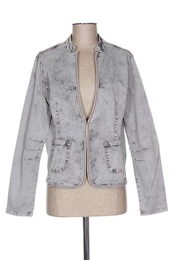 geisha vestes femme de couleur gris
