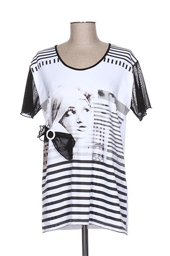 jean gabriel t-shirts femme de couleur noir