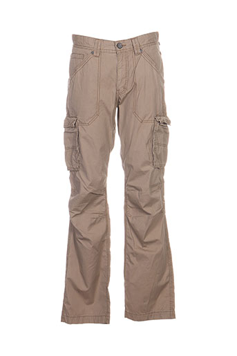 mexx pantalons homme de couleur beige