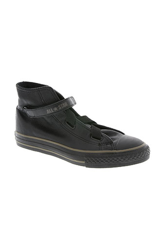 converse chaussures garçon de couleur noir