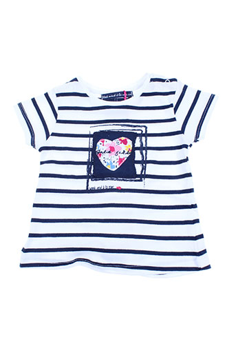 week end a la mer t-shirts fille de couleur bleu