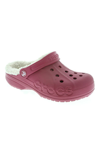 crocs chaussures fille de couleur rose