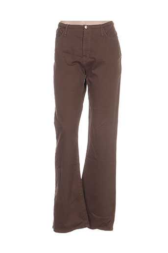 votre nom pantalons femme de couleur marron