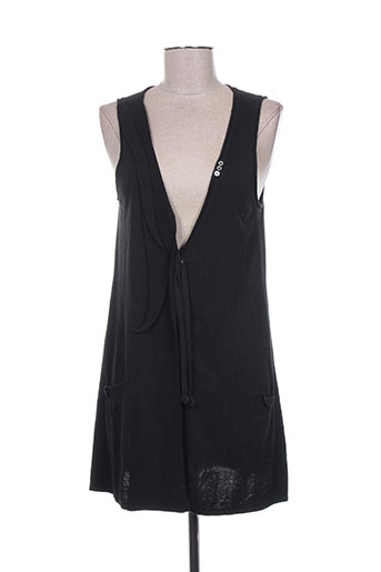 ddp gilets femme de couleur noir