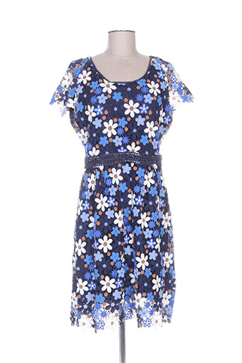 gerard darel robes femme de couleur bleu