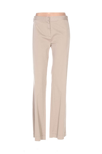pablo gerard darel pantalons femme de couleur beige