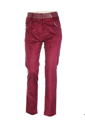 poupee chic pantalons femme de couleur rose