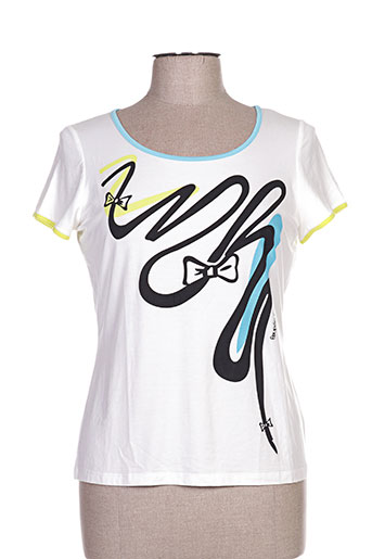 poupee chic t-shirts femme de couleur blanc