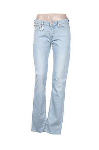 acne studios jeans femme de couleur bleu