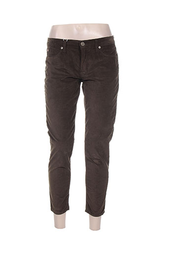 hudson pantalons femme de couleur vert