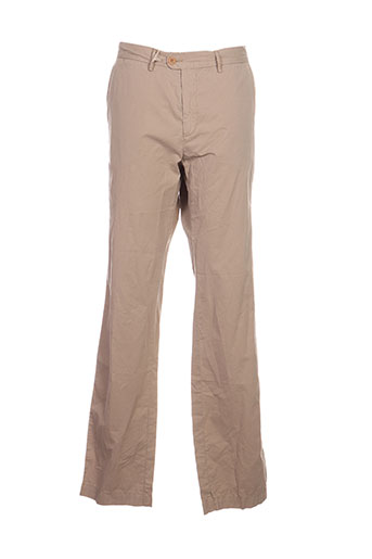 hartford pantalons homme de couleur beige
