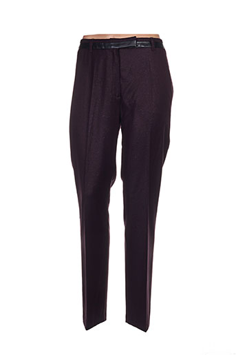 pause cafe pantalons femme de couleur violet
