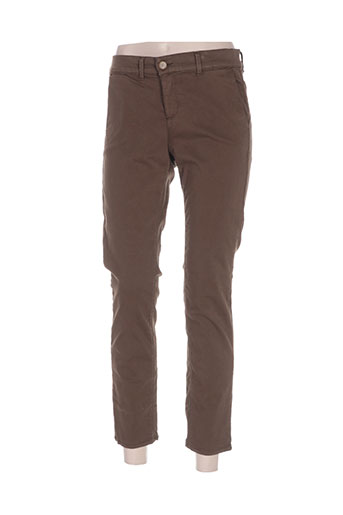 happy pantacourts femme de couleur marron