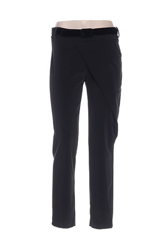 rinascimento pantalons femme de couleur noir