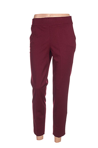fille a suivre pantalons femme de couleur rouge