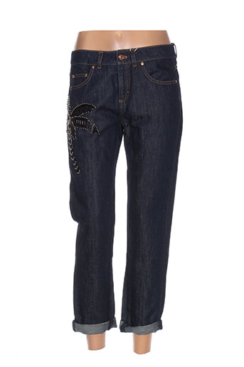 escada jeans femme de couleur bleu