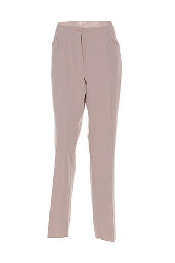 griffon pantalons femme de couleur beige