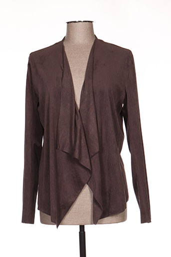 jocavi vestes femme de couleur marron