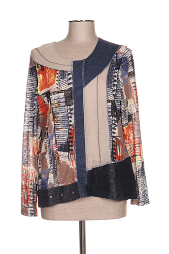 guy dubouis t-shirts femme de couleur bleu