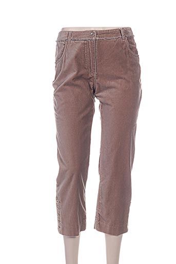 gerard darel pantacourts femme de couleur marron