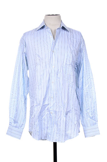 breuer chemises homme de couleur bleu