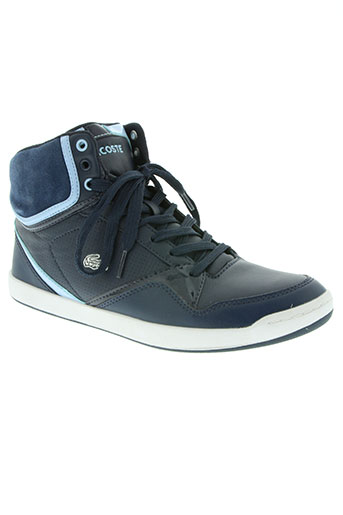 lacoste chaussures homme de couleur bleu