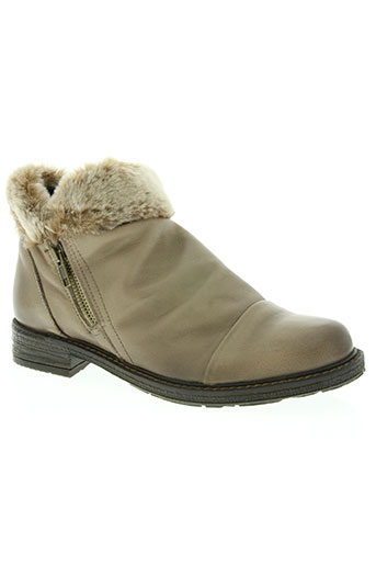 coco et abricot chaussures femme de couleur beige