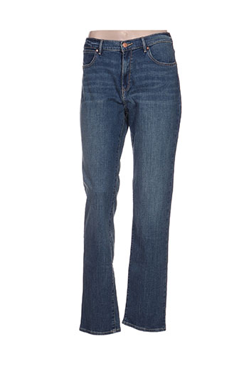 wrangler jeans femme de couleur bleu